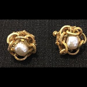 Vintage Miriam Haskell earrings